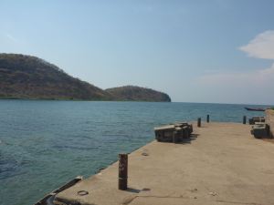 Mbita Island vom Fischereihafen aus